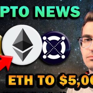 BREAKING CRYPTO NEWS - Ethereum to $5,000!? Coinbase Stock, DOGE Pump