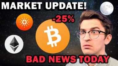 *CRYPTO MARKET UPDATE* Bad News + What's Next for Bitcoin and Ethereum