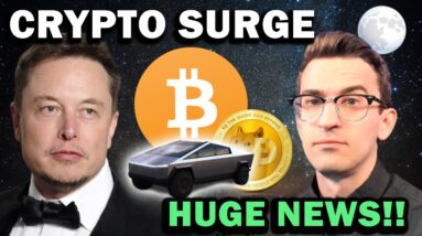 CRYPTO PRICE SURGE!! Huge News Tesla, Apple, Elon Musk