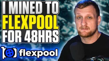 I Mined to Flexpool for 48hrs!