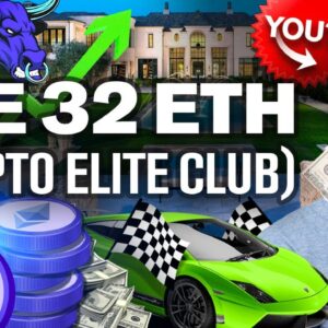 Last Chance to Buy 32 ETH! Will You Join Crypto’s Elite?? Race to Accumulate Is ON!!