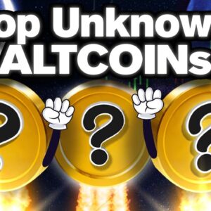 The (3) Unknown ALTCOINs Ready To BREAKOUT SOON!!