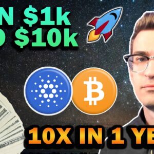 Turn $1,000 into $10,000 with Crypto!! (10x in 1 Year)