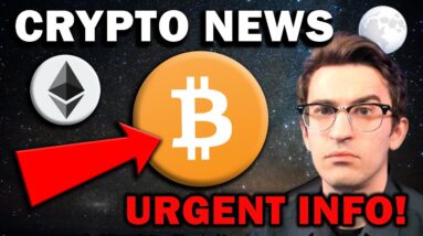 URGENT CRYPTO NEWS!!! This Is Holding BTC and ETH Back