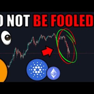 Bitcoin & Eth Hodlers - IT'S A TRAP! | Cryptocurrency CRASHING!!! DO NOT SELL? ADA PRICE PREDICTION
