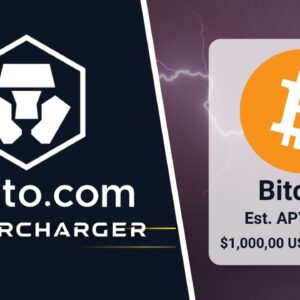 Crypto.com Supercharger Bitcoin Event: Stake CRO & Earn BTC (8.52% APY)