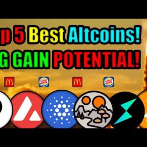 MCDONALDâ€™S & BURGER KING ARE ABOUT TO PUMP THE CRYPTO MARKETS! BEST 5 ALTCOINS READY TO BLOW!