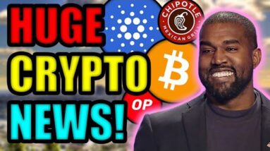Should You Buy More Cardano? Chipotle Now Accepts Bitcoin! ETH OP Airdrop (How To Claim) Kanye NFTs!