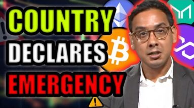 NATIONAL EMERGENCY [Protesters SWARM] in Sri Lanka 👉 Country Declares BANKRUPTCY! [Bitcoin News]