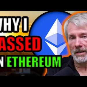 Michael Saylor COMES CLEAN about Ethereum ðŸ¤¯