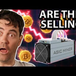 WATCH The Bitcoin Miners!! Will They Start Selling?! 📉
