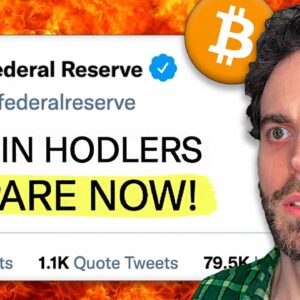 CRYPTO HODLERS: I URGE YOU TO PREPARE NOW.. BEFORE FED MEETING ON FEBRUARY 1ST