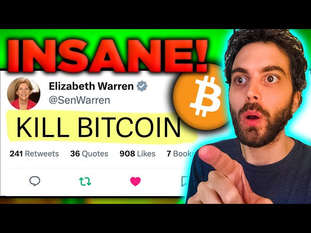 Elizabeth Warren's INSANE PLAN to KILL BITCOIN! 🔴