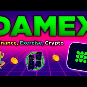 Damex App: Earn Altcoins while you Exercise!!! (Best Fitness Crypto App)