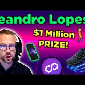 Leandro Lopes's $1Million Prize to YOU?? (Crypto Mining Shoe, App, Game) 👟
