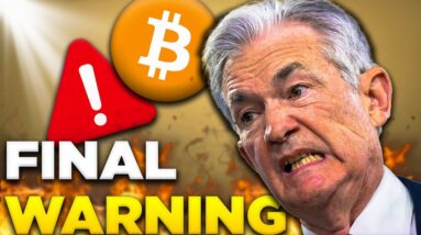 CRYPTO HODLERS: I URGE You to Watch BEFORE Fed Meeting Today