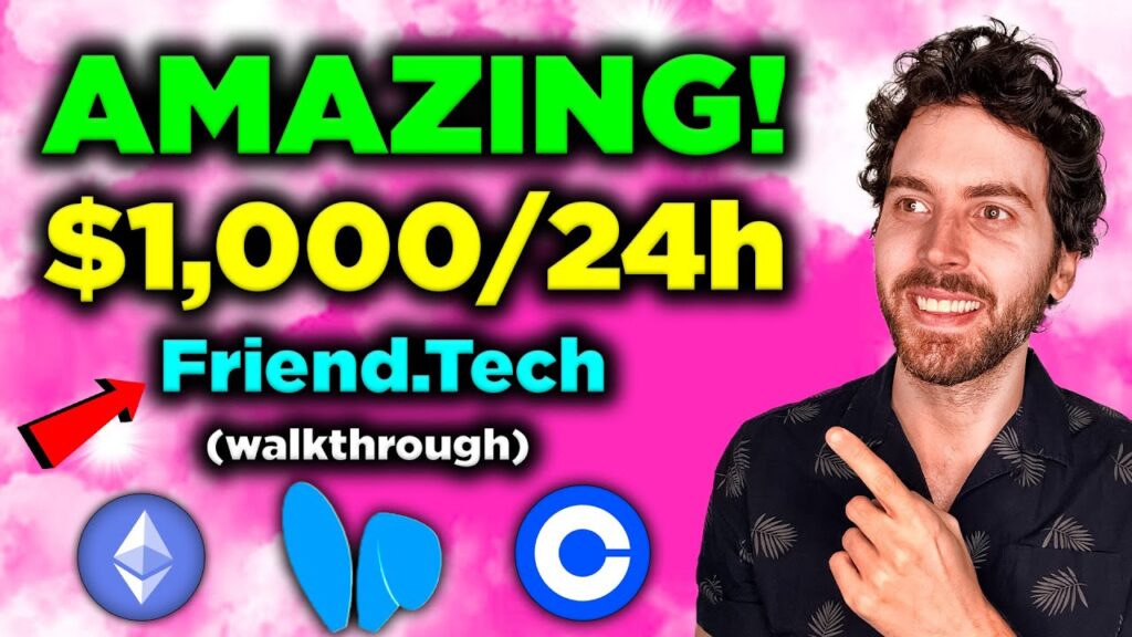 Do THIS to Make $1000 in 24 Hours! Friend.Tech Crypto App (walkthrough)