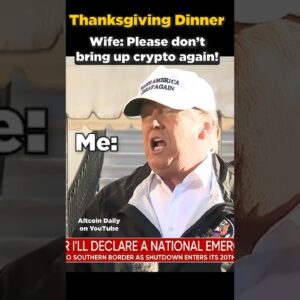 Thanksgiving this year. 🦃  #bitcoin #crypto