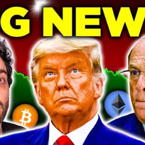 The Cryptocurrency Market is About to Go Wild!! (Bitcoin ETF, Donald Trump, BlackRock & Chainlink)!
