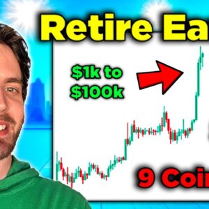 My 'Retire in 5 Years' Crypto Strategy: $1k to $100k | 9 NEW Low-Cap Altcoins!