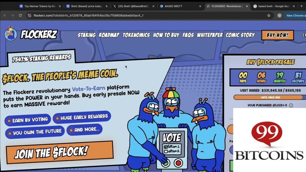 Brett Coini Sevenler Bayılacak: Flockerz Coin - 1000x yapacak coin olabilir mi?