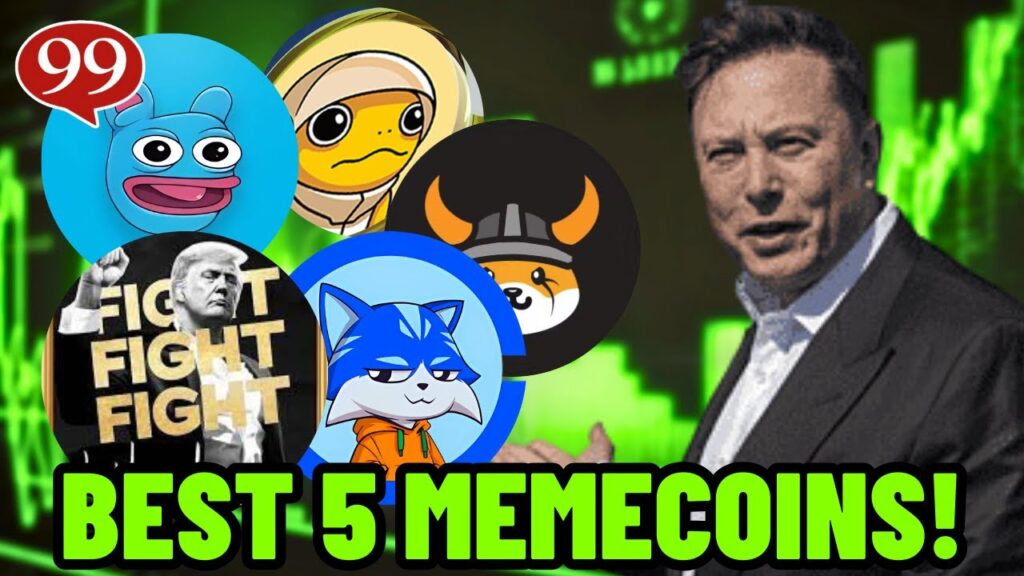 Best 5 Meme Coins To Buy NOW! (10X to 50X Potential Meme Coins!?!)