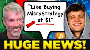 “Like Buying MicroStrategy at $1” | Michael Saylor and Jack Mallers HUGE Bitcoin News