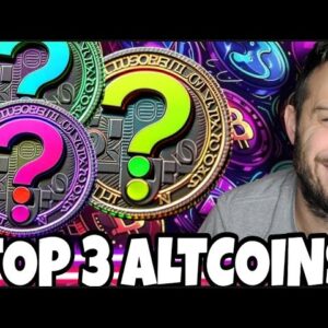Top 3 Altcoins To Buy Before Bitcoin Is Back Above $100,000!