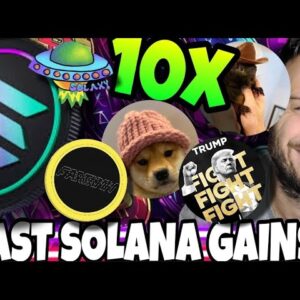 The Top Solana Tokens I Am Buying Now For Quick Gains!