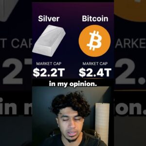 BITCOIN JUST FLIPPED SILVER??!! 🔥 #crypto  #cryptocurrency #altcoins
