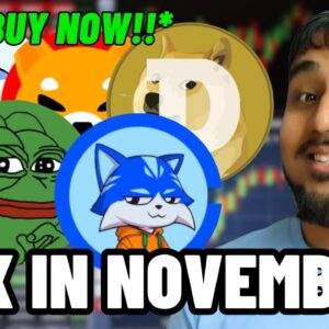 TOP 6 MEMECOINS TO BUY NOW! BEST CRYPTO TO BUY IN NOVEMBER! 10X TO 100X POTENTIAL!!