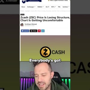 WHAT IS HAPPENING FOR ZCASH??!!  💎💎 #zcash #cryptocurrency