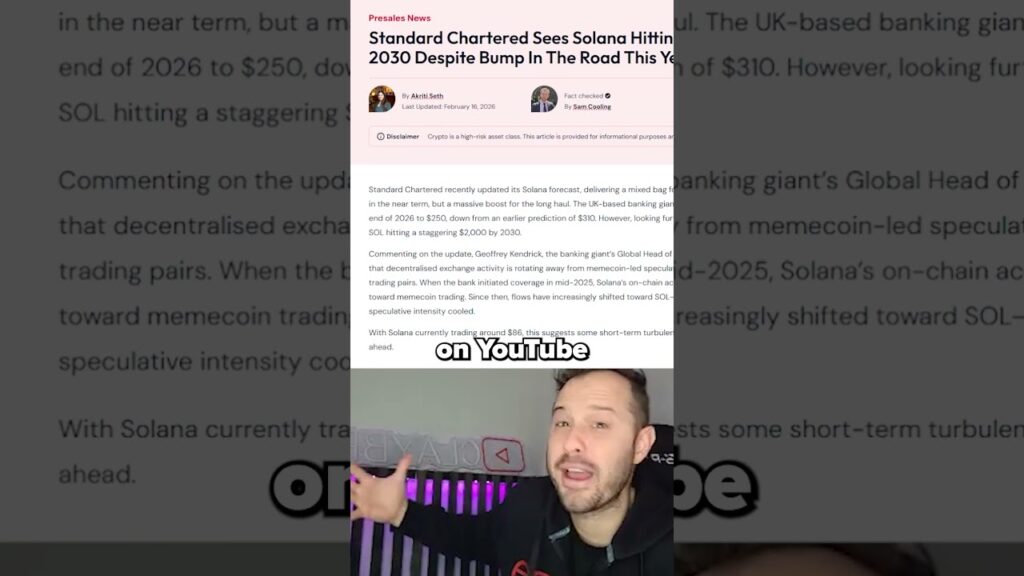 SOLANA IS GOING TO $2,000 PER COIN!!! 💎 #solana #crypto