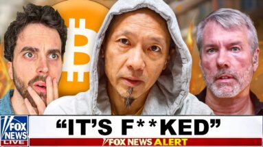 the face of a man who knows bitcoin is done.