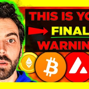 FINAL WARNING to ALL Bitcoin & Ethereum Investors!