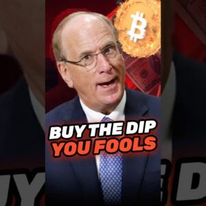 🚨 Larry Fink WARNS Crypto Holders