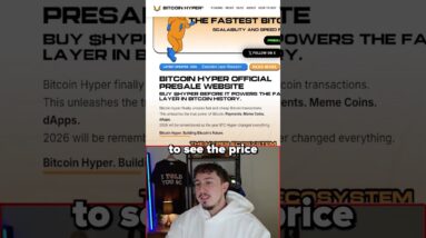 EARLY BUYERS ARE LOADING UP ON BITCOIN HYPER !!! 🚀 #memecrypto #bestaltcoins
